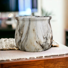 Load image into Gallery viewer, Marble Glazed Planters - Brown