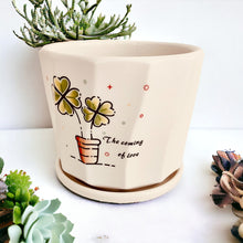 Load image into Gallery viewer, Ceramic Planter - The Coming of Love