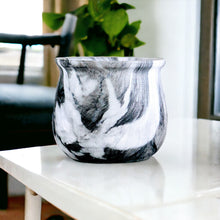 Load image into Gallery viewer, Marble Glazed Planter - D Grey