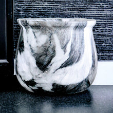 Load image into Gallery viewer, Marble Glazed Planter - D Grey
