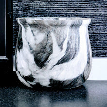 Load image into Gallery viewer, Marble Glazed Planter - D Grey