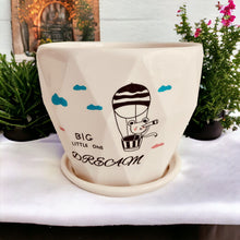 Load image into Gallery viewer, Ceramic Planter with Saucer - Big Dream