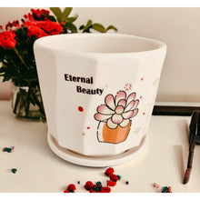 Load image into Gallery viewer, Ceramic Planter - Eternal Beauty
