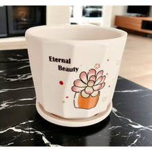 Load image into Gallery viewer, Ceramic Planter - Eternal Beauty