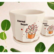 Load image into Gallery viewer, Ceramic Planter - Eternal Beauty