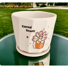 Load image into Gallery viewer, Ceramic Planter - Eternal Beauty