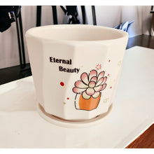 Load image into Gallery viewer, Ceramic Planter - Eternal Beauty