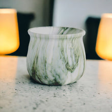 Load image into Gallery viewer, Marble Glazed Planters - Green