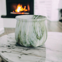 Load image into Gallery viewer, Marble Glazed Planters - Green