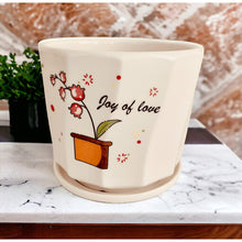 Load image into Gallery viewer, Ceramic Planter - Joy of Love