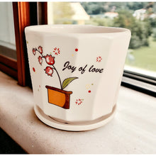 Load image into Gallery viewer, Ceramic Planter - Joy of Love