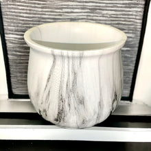 Load image into Gallery viewer, Marble Glazed Planters - L Grey