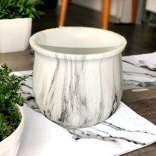 Load image into Gallery viewer, Marble Glazed Planters - L Grey
