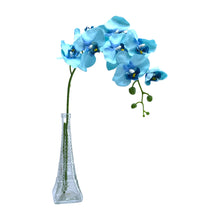 Load image into Gallery viewer, Artificial Orchid Flowers Blue
