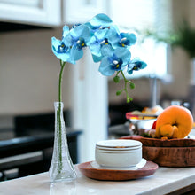 Load image into Gallery viewer, Artificial Orchid Flowers Blue