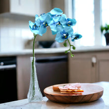Load image into Gallery viewer, Artificial Orchid Flowers Blue