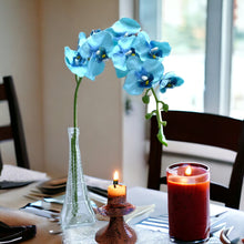 Load image into Gallery viewer, Artificial Orchid Flowers Blue
