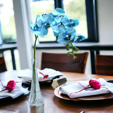Load image into Gallery viewer, Artificial Orchid Flowers Blue