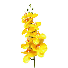 Load image into Gallery viewer, Artificial Orchid Flowers Yellow