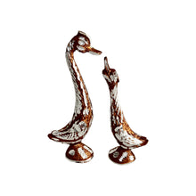 Load image into Gallery viewer, Brown Pair of Swans - 14.5cm
