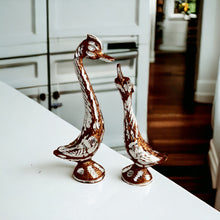 Load image into Gallery viewer, Brown Pair of Swans - 14.5cm