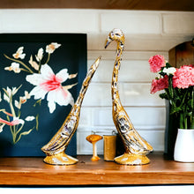 Load image into Gallery viewer, Pair of Swans Gold - 16.5cm