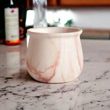 Load image into Gallery viewer, Marble Glazed Planters - Pink