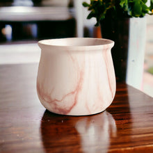Load image into Gallery viewer, Marble Glazed Planters - Pink