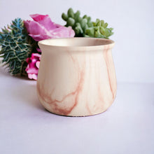 Load image into Gallery viewer, Marble Glazed Planters - Pink