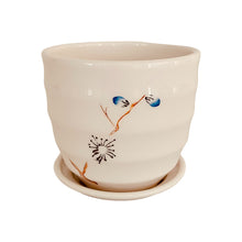 Load image into Gallery viewer, 4" Planter with Saucer - Blue