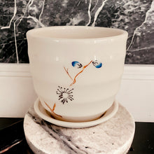 Load image into Gallery viewer, 4" Planter with Saucer - Blue