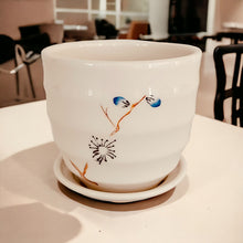 Load image into Gallery viewer, 4" Planter with Saucer - Blue