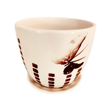Load image into Gallery viewer, 4" Planter with Saucer - Butterfly