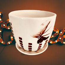 Load image into Gallery viewer, 4" Planter with Saucer - Butterfly