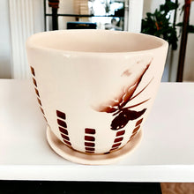 Load image into Gallery viewer, 4" Planter with Saucer - Butterfly