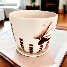 Load image into Gallery viewer, 4" Planter with Saucer - Butterfly
