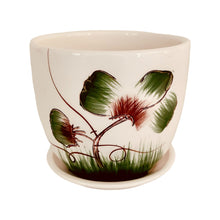 Load image into Gallery viewer, 4" Planter with Saucer - Green