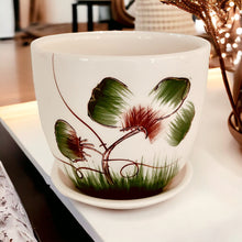 Load image into Gallery viewer, 4" Planter with Saucer - Green