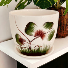 Load image into Gallery viewer, 4" Planter with Saucer - Green