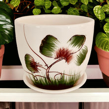 Load image into Gallery viewer, 4" Planter with Saucer - Green