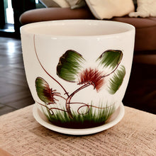 Load image into Gallery viewer, 4" Planter with Saucer - Green