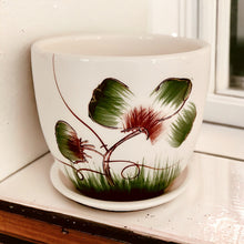 Load image into Gallery viewer, 4" Planter with Saucer - Green
