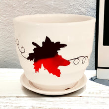 Load image into Gallery viewer, 4" Planter with Saucer - Red