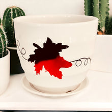Load image into Gallery viewer, 4" Planter with Saucer - Red