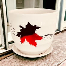 Load image into Gallery viewer, 4" Planter with Saucer - Red