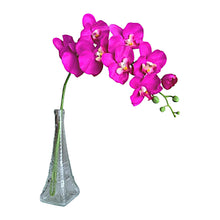 Load image into Gallery viewer, Artificial Orchid Flowers Purple