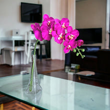 Load image into Gallery viewer, Artificial Orchid Flowers Purple