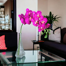 Load image into Gallery viewer, Artificial Orchid Flowers Purple
