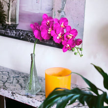 Load image into Gallery viewer, Artificial Orchid Flowers Purple