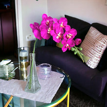 Load image into Gallery viewer, Artificial Orchid Flowers Purple